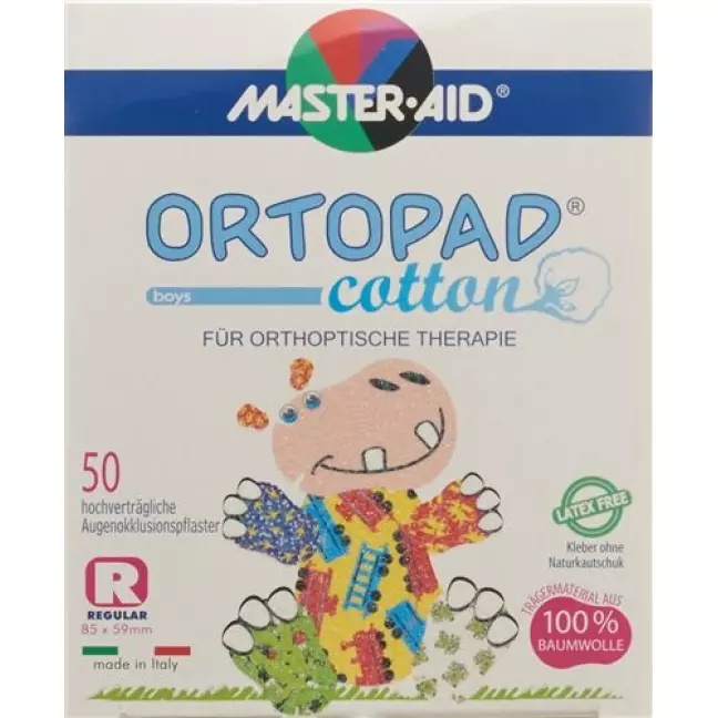 Ortopad Cotton Occlusionspfl Reg Boy Ab 4j 50 штук Ortopad Cotton Occlusionspfl Reg Boy Ab 4j 50 штук