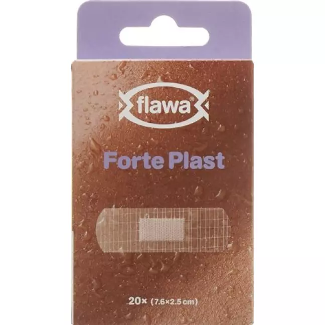 Flawa Forte Plast 2.5смx7.6см 20 штук Flawa Forte Plast 2.5смx7.6см 20 штук
