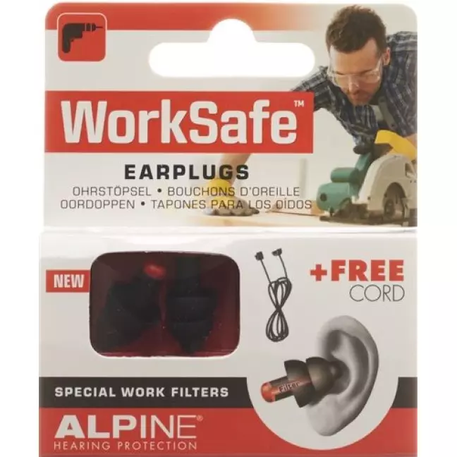 ALPINE WORKSAFE OHRSTOEPSEL ALPINE WORKSAFE OHRSTOEPSEL