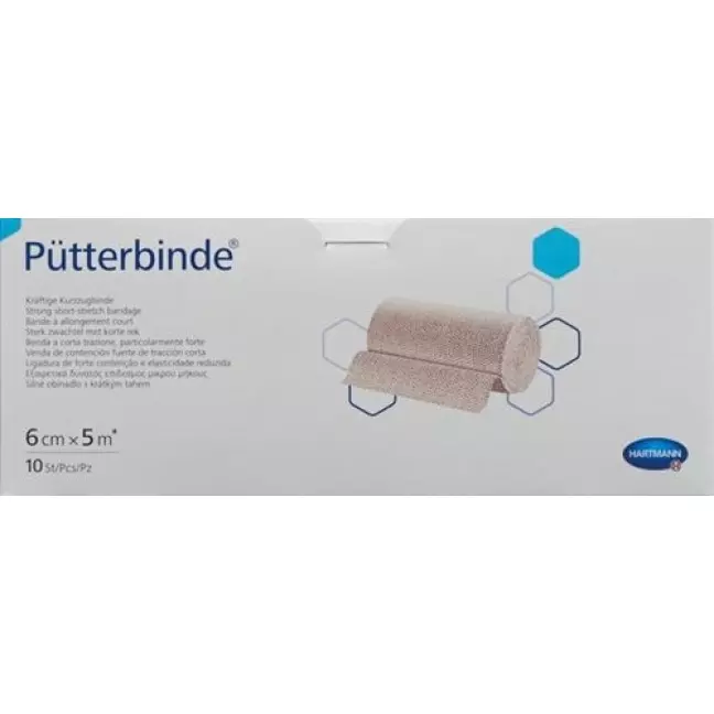 Puetter бинт 6смx5m 10 штук Puetter бинт 6смx5m 10 штук