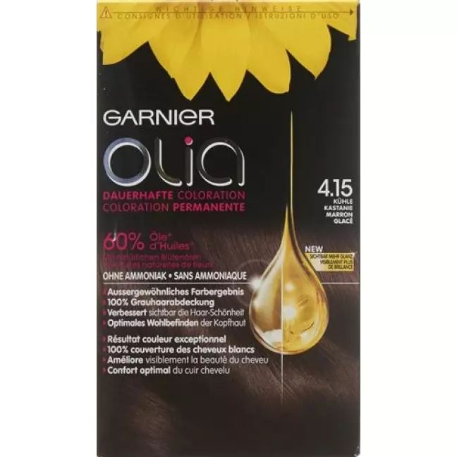Olia Haarfarbe 4.15 Kuhle Kastanie Olia Haarfarbe 4.15 Kuhle Kastanie