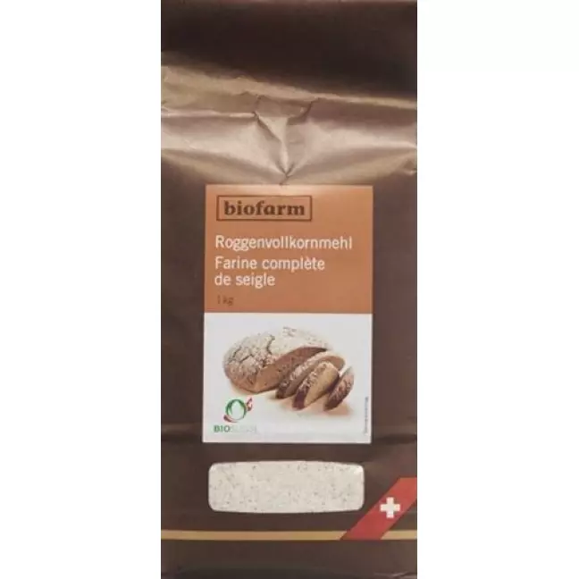 BIOFARM ROGGEN VOLLKORNMEHL KN BIOFARM ROGGEN VOLLKORNMEHL KN