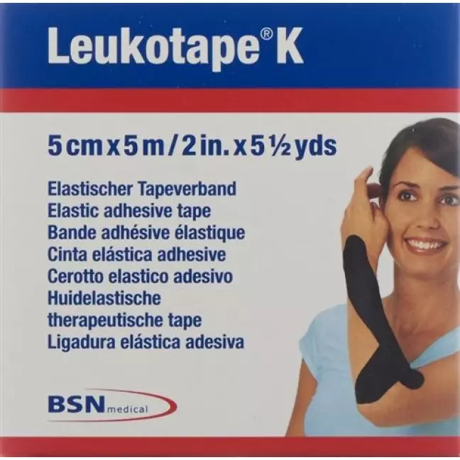 Leukotape K пластырейband 5мX5см Schwarz Leukotape K пластырейband 5мX5см Schwarz