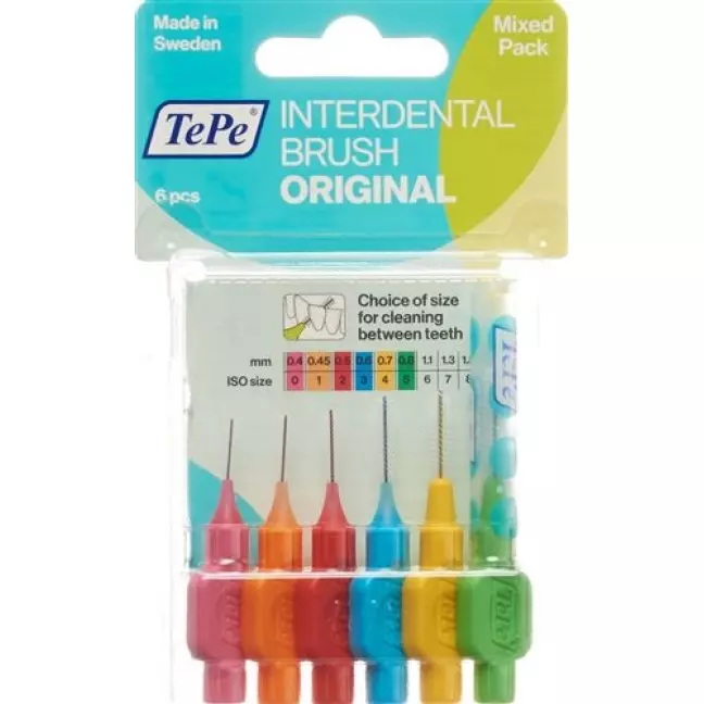 TePe Interdentalbursten Mixed Pack 6 штук TePe Interdentalbursten Mixed Pack 6 штук