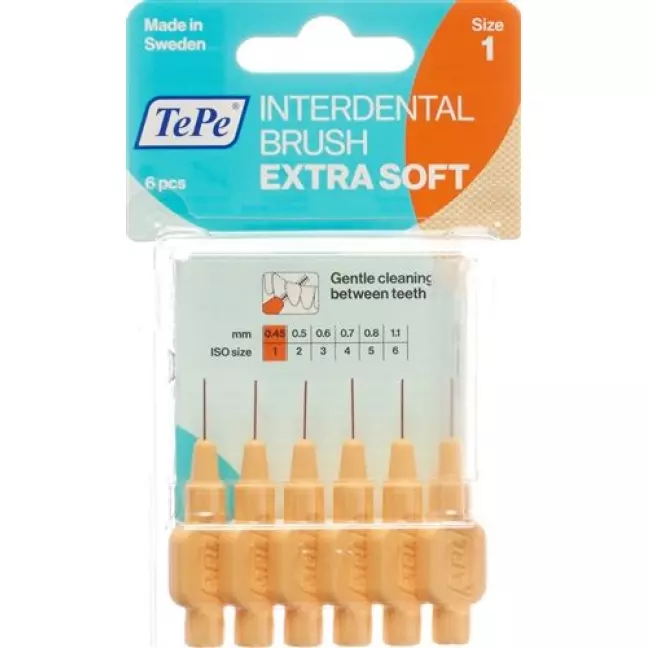 TePe Interdentalbursten X-soft 0.45мм 6 штук