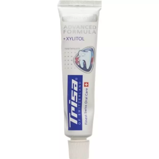 Trisa зубная паста Perfect White в тюбике 75мл Trisa зубная паста Perfect White в тюбике 75мл