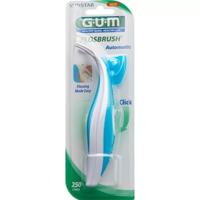 Gum Sunstar Zahnseide mit Spezialhalter Gum Sunstar Zahnseide mit Spezialhalter