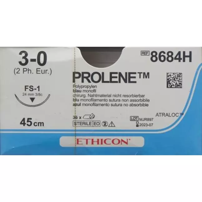 PROLENE 45CM BLAU 3-0 FS-1 PROLENE 45CM BLAU 3-0 FS-1