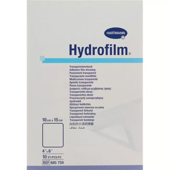 Hydrofilm Wundverband Film 10x15см Transparent 10 штук Hydrofilm Wundverband Film 10x15см Transparent 10 штук