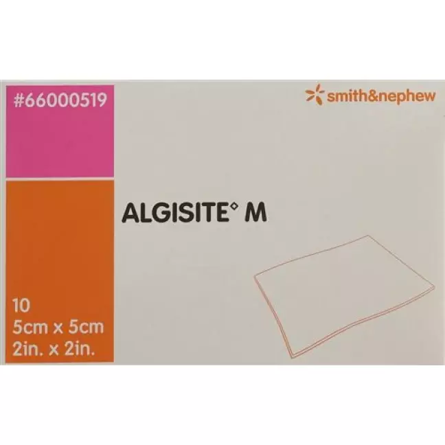 Algisite M Alginat Kompressen 5x5см 10 штук Algisite M Alginat Kompressen 5x5см 10 штук