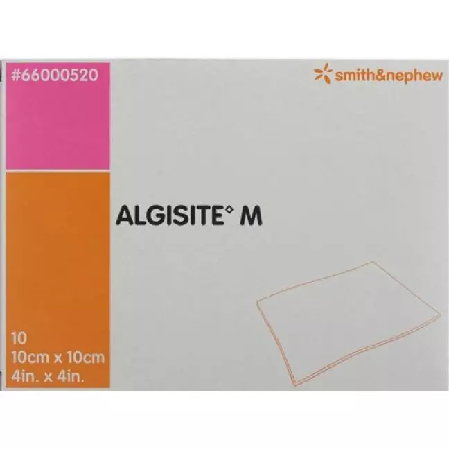 Algisite M Alginat Kompressen 10x10см 10 штук Algisite M Alginat Kompressen 10x10см 10 штук