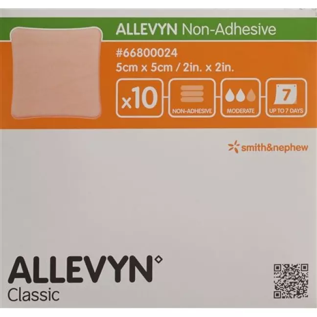 ALLEVYN NON-ADH VERB 5X5CM ALLEVYN NON-ADH VERB 5X5CM