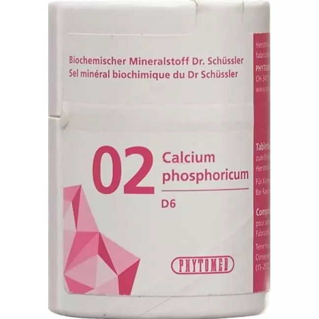 Phytomed Schussler Nr. 2 Calc Phos в таблетках, D 6 50г Phytomed Schussler Nr. 2 Calc Phos в таблетках, D 6 50г