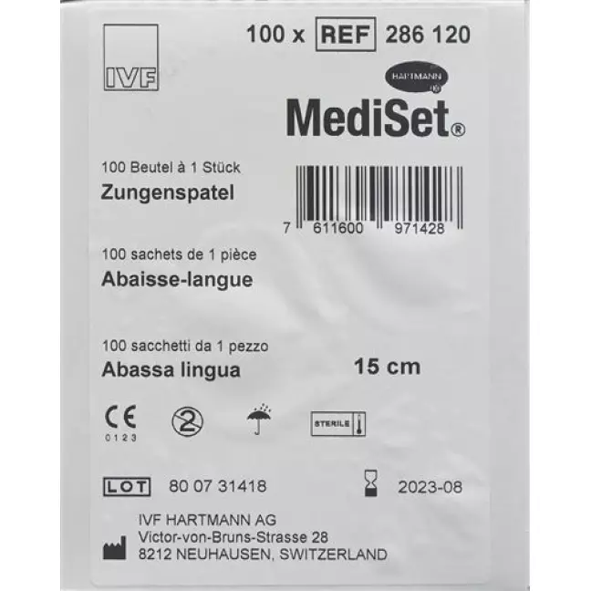 MEDISET ZUNGENSPATEL HOLZ MEDISET ZUNGENSPATEL HOLZ