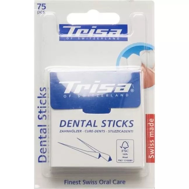 TRISA DENTAL STICKS HOLZ TRISA DENTAL STICKS HOLZ