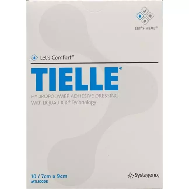 Let's Comfort Tielle Classic Hydropolymer-Schaumverband 7x9см 10 Let's Comfort Tielle Classic Hydropolymer-Schaumverband 7x9см 10