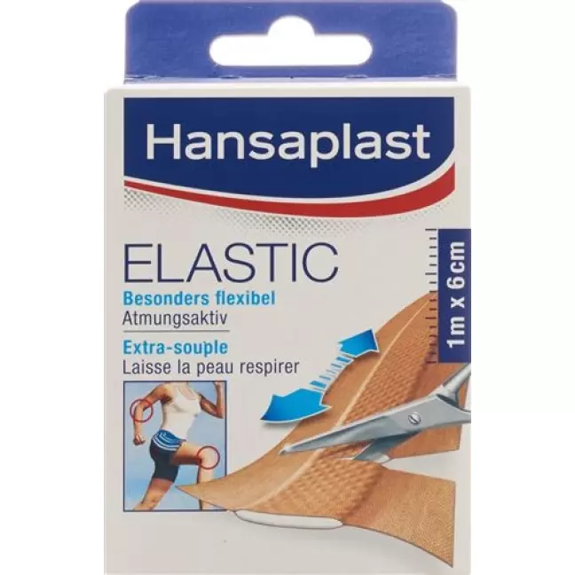Hansaplast Elastic Schnellverband 10см x 6см 10 штук Hansaplast Elastic Schnellverband 10см x 6см 10 штук