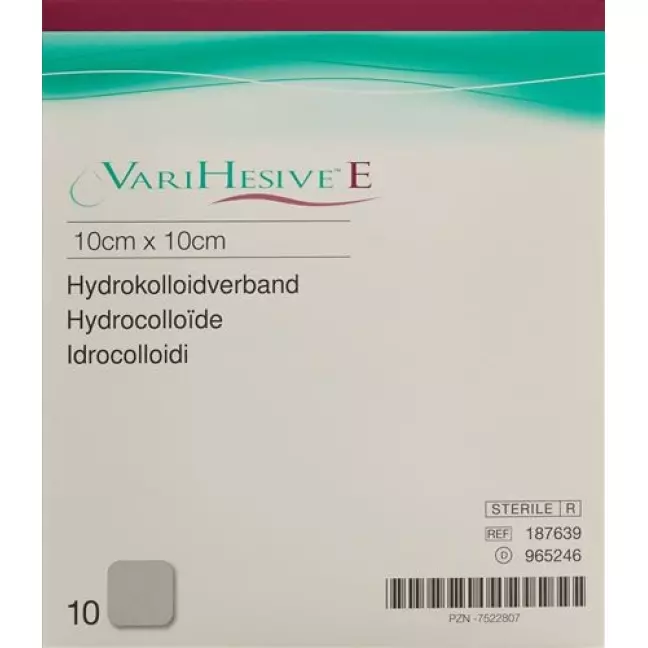 VariHesive E Hydrokolloidverband 10x10см 10 штук VariHesive E Hydrokolloidverband 10x10см 10 штук