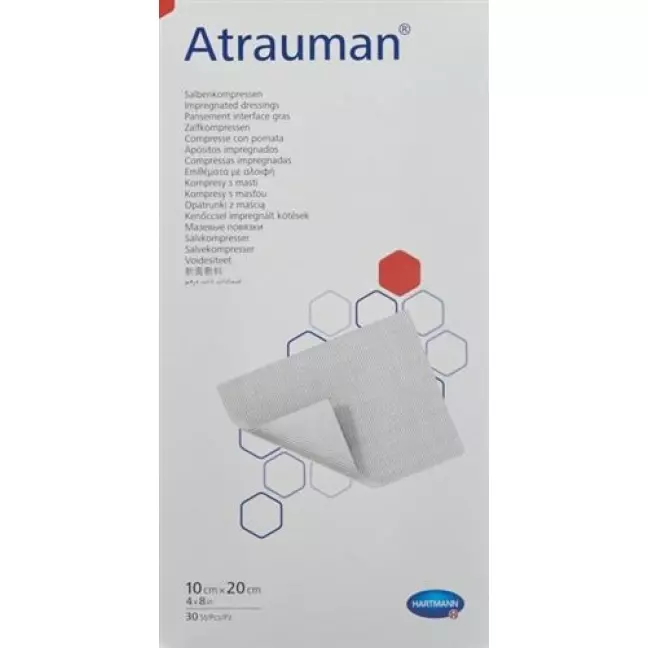 Atrauman Salbenkompressen 10x20см стерильный 30 штук Atrauman Salbenkompressen 10x20см стерильный 30 штук