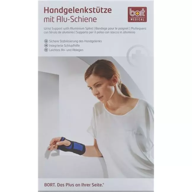 Bort Handgelenkstutze Schiene Links -21см размер L телесный цвет Bort Handgelenkstutze Schiene Links -21см размер L телесный цвет