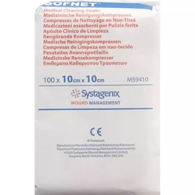 Sofnet Stomakompresse 10x10см 8-fach 100 штук Sofnet Stomakompresse 10x10см 8-fach 100 штук
