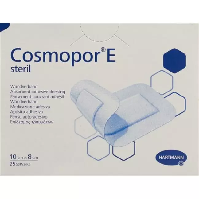 Cosmopor E Wundverband 10смx8см Sterile 25 штук