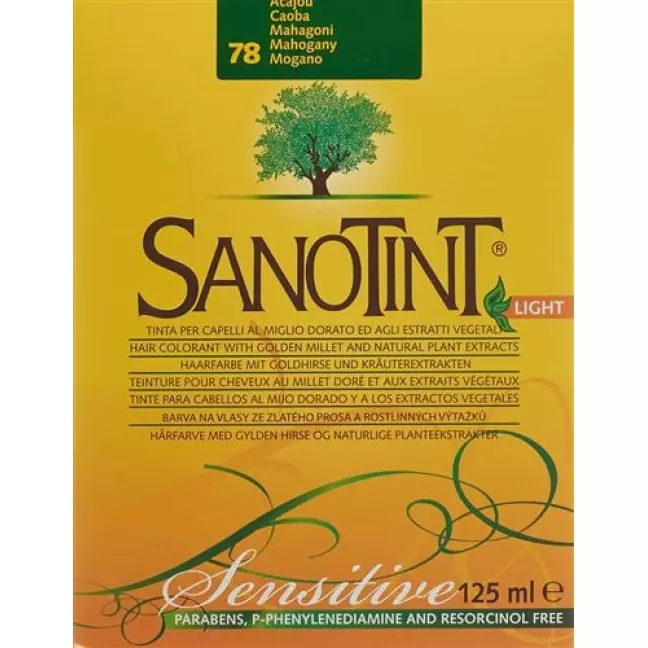 Sanotint Light цвет волос 78 Mahagoni Sanotint Light цвет волос 78 Mahagoni