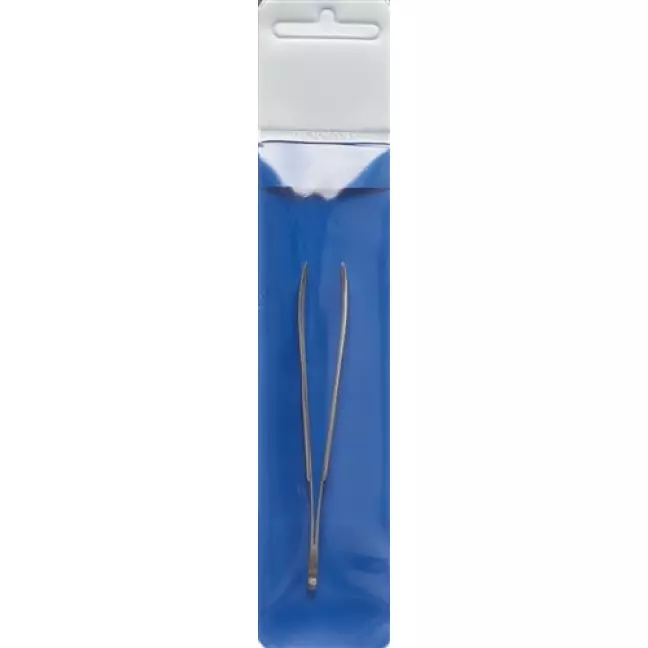 IVF PINZETTE SCHRAEG 9CM