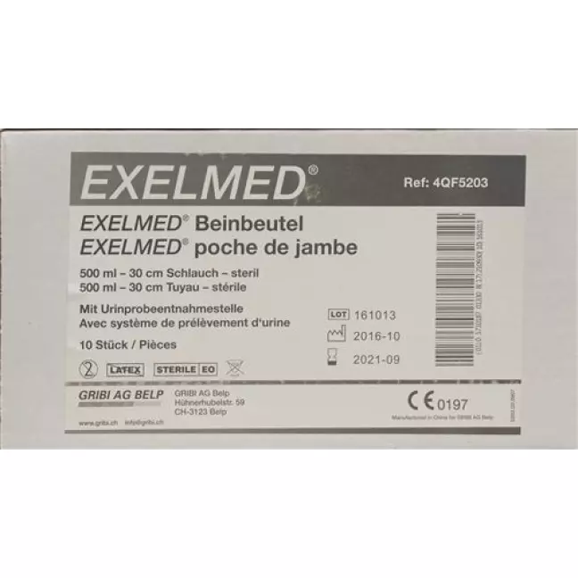 EXELMED 10XBEINBTL 500ML 30CM EXELMED 10XBEINBTL 500ML 30CM