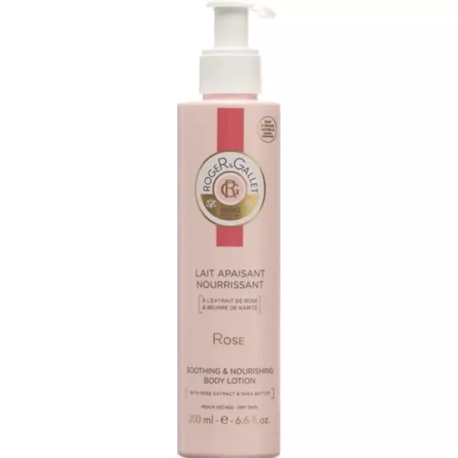 Roger Gallet Lait Fondant Apaisant Rose 200мл Roger Gallet Lait Fondant Apaisant Rose 200мл