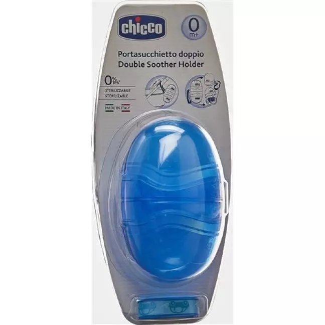 Chicco Saugerschutz Box Blue 0m+ Chicco Saugerschutz Box Blue 0m+