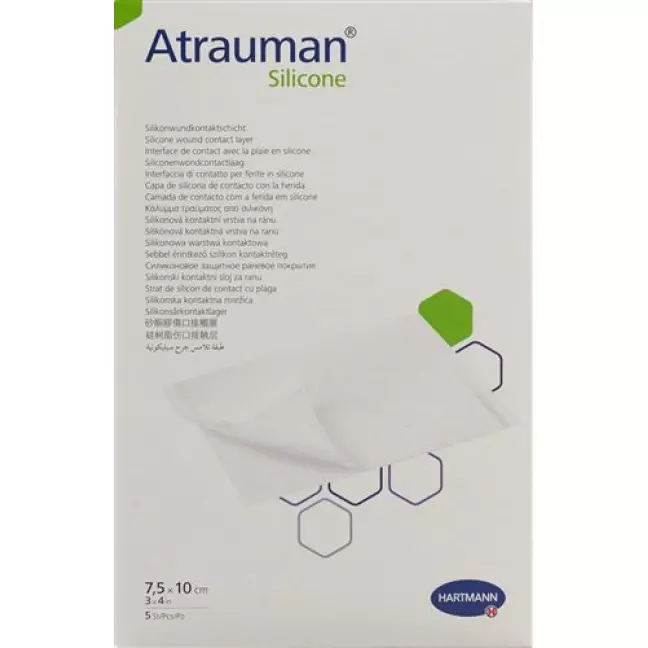 Atrauman Silicone Layer 7.5x10см 5 штук Atrauman Silicone Layer 7.5x10см 5 штук