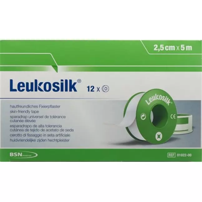 LEUKOSILK FIXIERPFL 5MX2.5CM LEUKOSILK FIXIERPFL 5MX2.5CM
