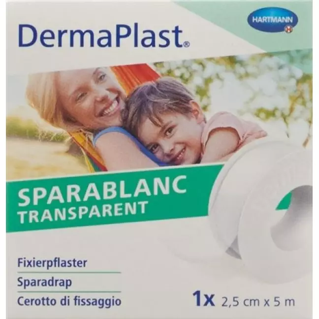 Dermaplast Sparablanc прозрачный 2.5смx5m Weiss Dermaplast Sparablanc прозрачный 2.5смx5m Weiss