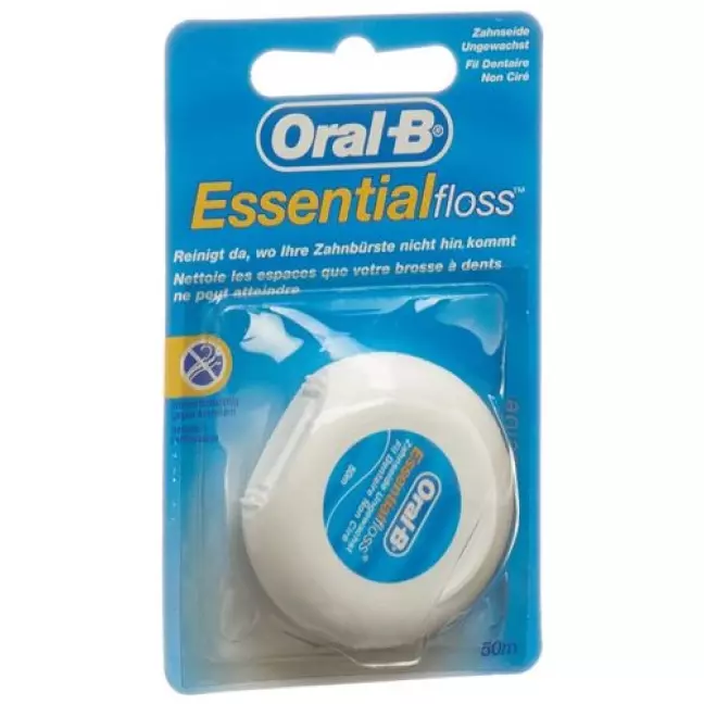 Oral B Essentialfloss 50m Ungewachst Oral B Essentialfloss 50m Ungewachst