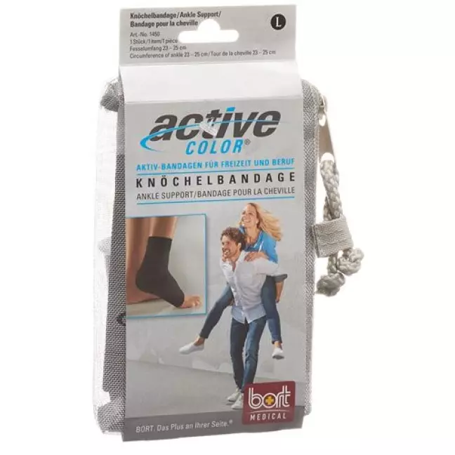 Bort Aktive Color Knochelbandage размер S -21см Schwarz Bort Aktive Color Knochelbandage размер S -21см Schwarz