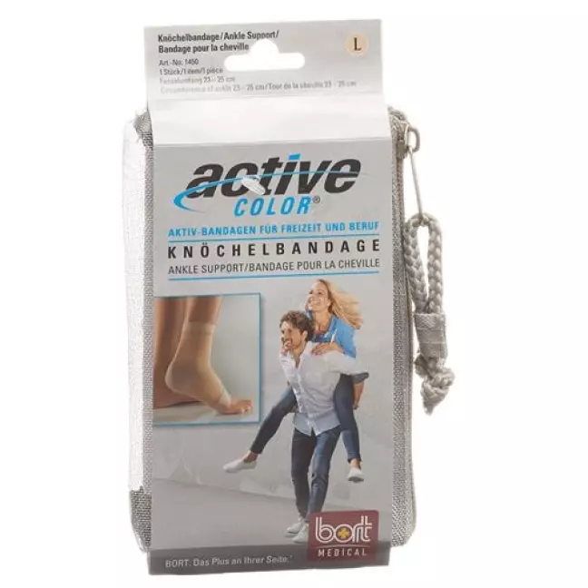 Bort Aktive Color Knochelbandage размер L +23см Beige Bort Aktive Color Knochelbandage размер L +23см Beige