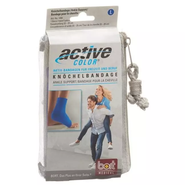 Bort Aktive Color Knochelbandage размер XL +25см Blau Bort Aktive Color Knochelbandage размер XL +25см Blau