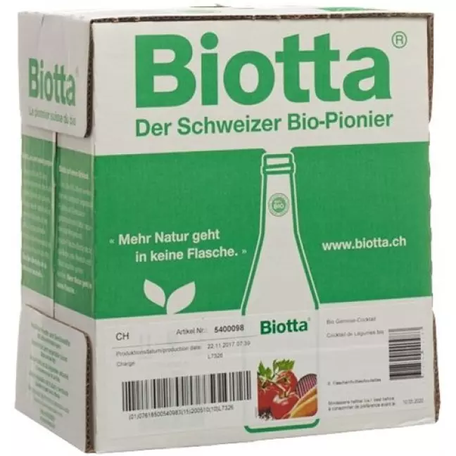 BIOTTA GEMUESE COCKTAIL BIOTTA GEMUESE COCKTAIL