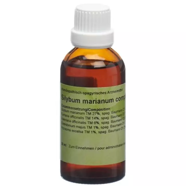 Spagyros Silybum Marianum Comp настойка 50мл Spagyros Silybum Marianum Comp настойка 50мл
