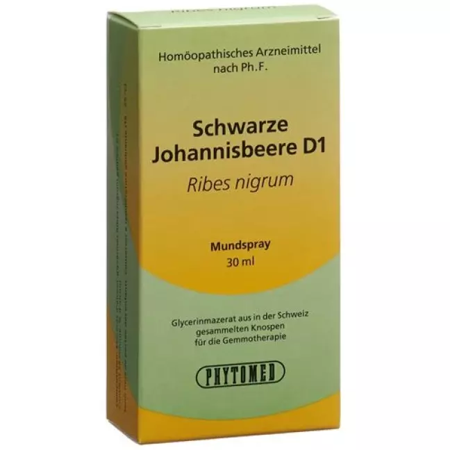 Phytomed Gemmo Schwarze Johannisbeere D 1 30мл Phytomed Gemmo Schwarze Johannisbeere D 1 30мл