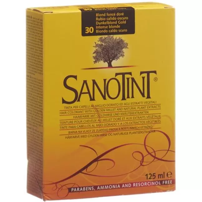 Sanotint цвет волос 30 Dunkelblond Gold Sanotint цвет волос 30 Dunkelblond Gold