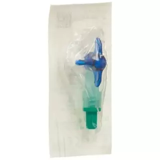 Discofix C 3 Wegehahn 2 Verschluss Blau
