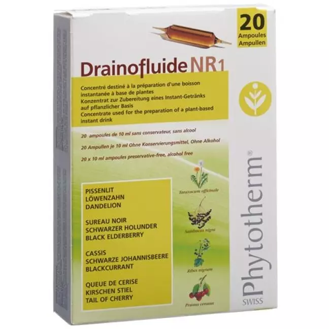 Drainofluide Nr 1 20 Trinkampullen 10мл Drainofluide Nr 1 20 Trinkampullen 10мл