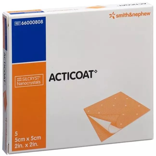 ACTICOAT WUNDAUFL 5X5CM ST ACTICOAT WUNDAUFL 5X5CM ST