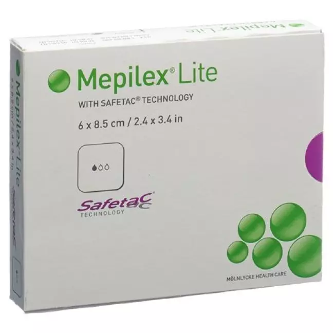 Mepilex Lite Absorptionsverb 6x8.5см Silik 5 штук Mepilex Lite Absorptionsverb 6x8.5см Silik 5 штук