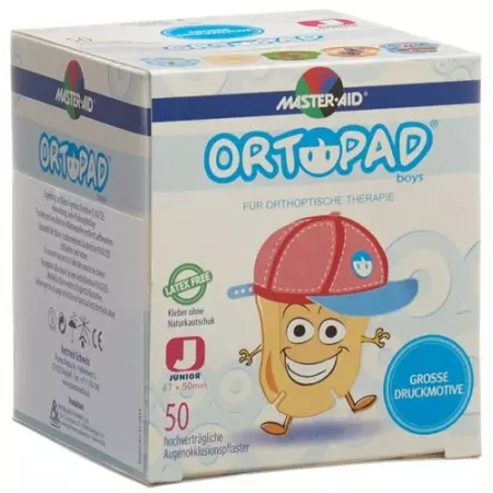 Ortopad Occlusionspflaster Junior Boys -2j 50 штук Ortopad Occlusionspflaster Junior Boys -2j 50 штук