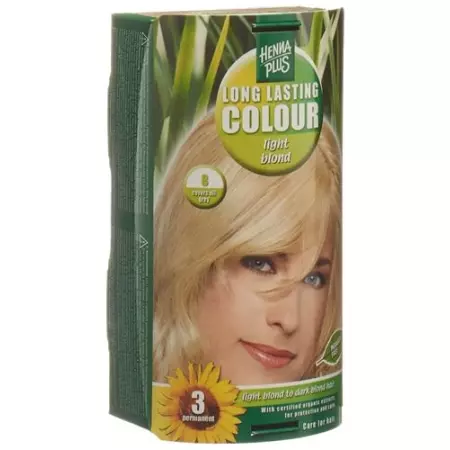 Henna Plus Long Last Colour 8 Hellblond Henna Plus Long Last Colour 8 Hellblond