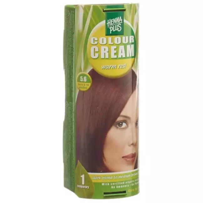 Henna Plus Colour крем 5.6 Warm Rot 60г Henna Plus Colour крем 5.6 Warm Rot 60г