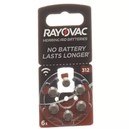 RAYOVAC BATT HOERGE 1.4V V312 RAYOVAC BATT HOERGE 1.4V V312